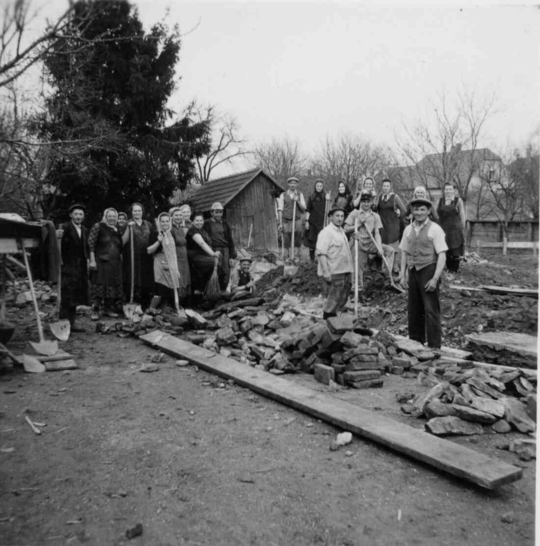 Bau des reformierten Gemeindesaals (Graf Erdödystraße 20a)