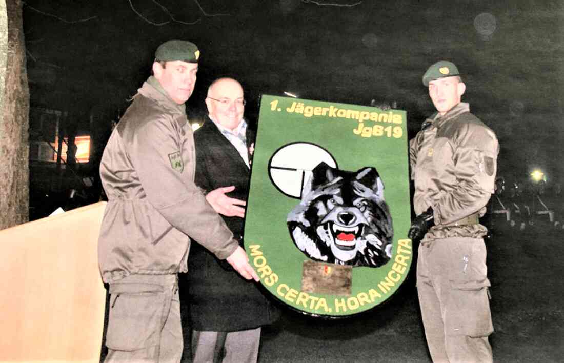 Schließung der Sporck-Kaserne und Verabschiedung der 1. Jägerkompanie des Jägerbataillons 19 (Erkinger/Rosner)