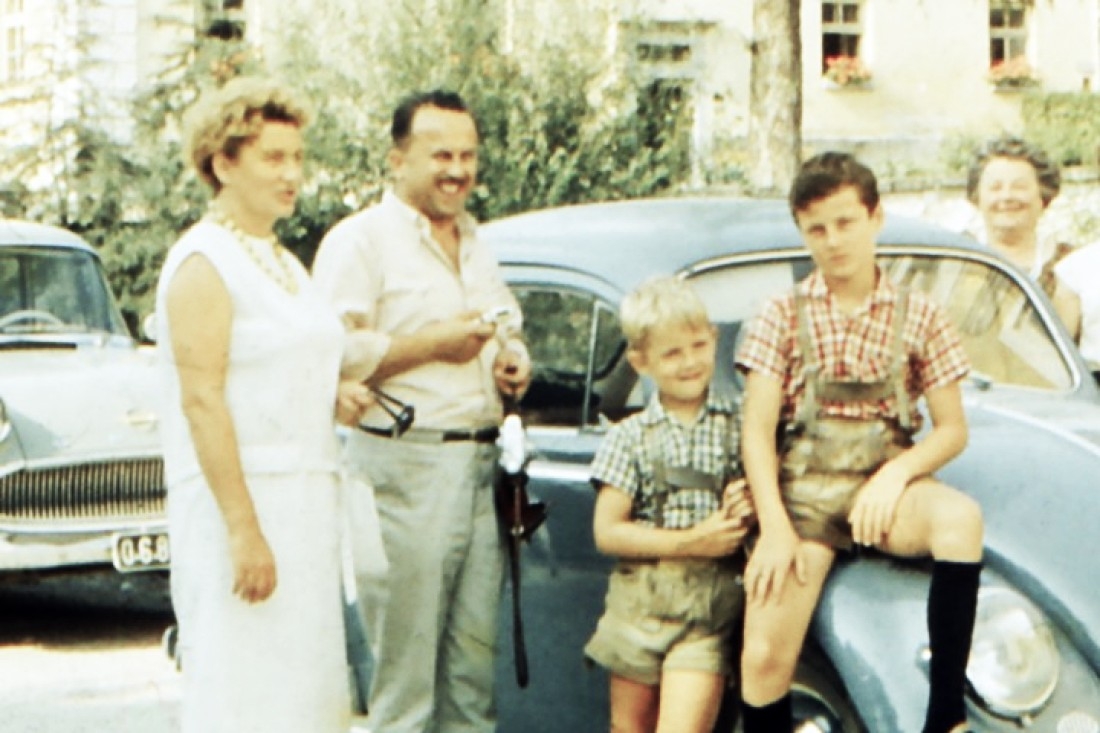 Familie Rudolf und Gertraud Schober mit den beiden Söhnen