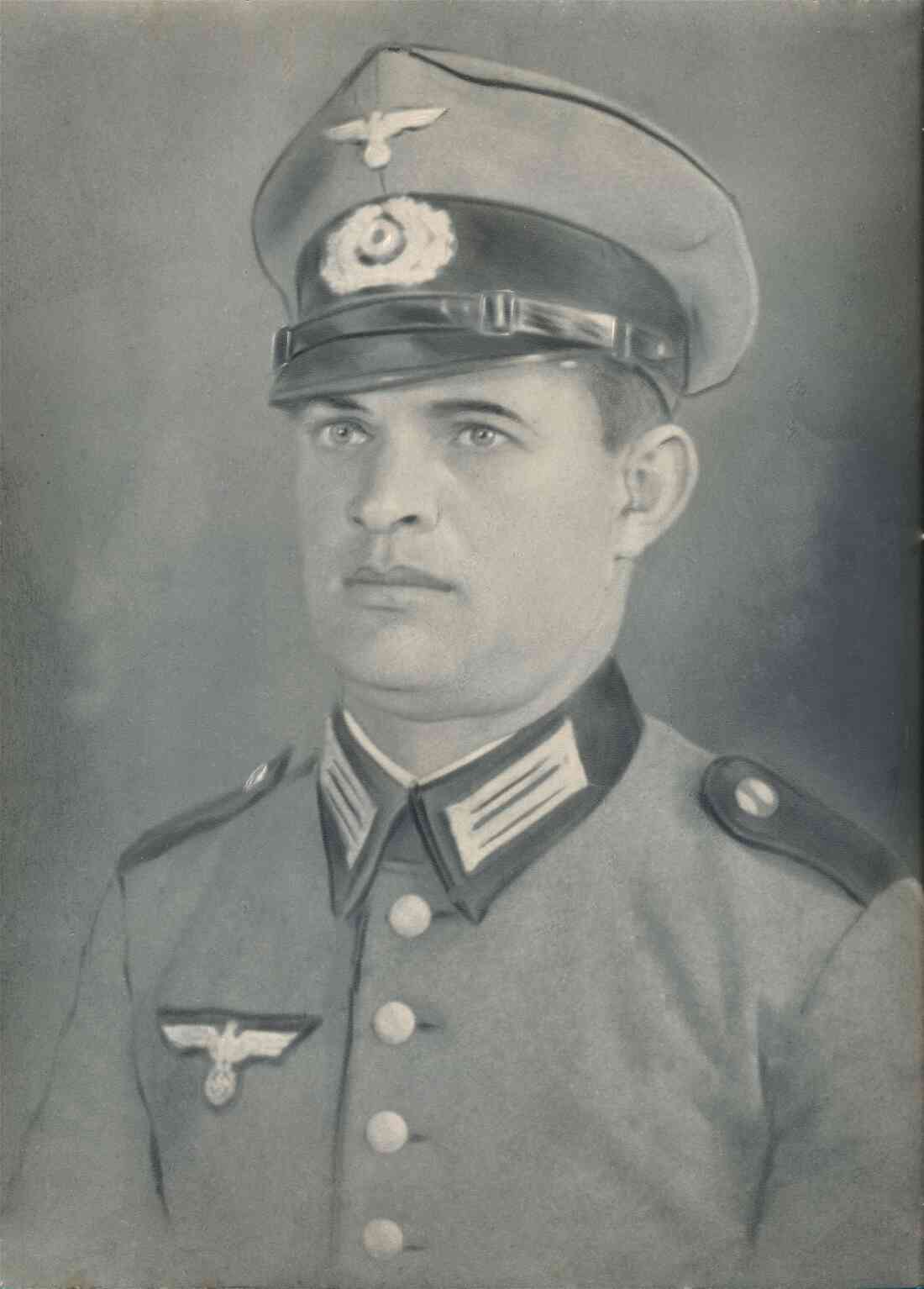 Michael Schrammel (*1910/+1991) als Soldat der Deut. Wehrmacht - Portrait