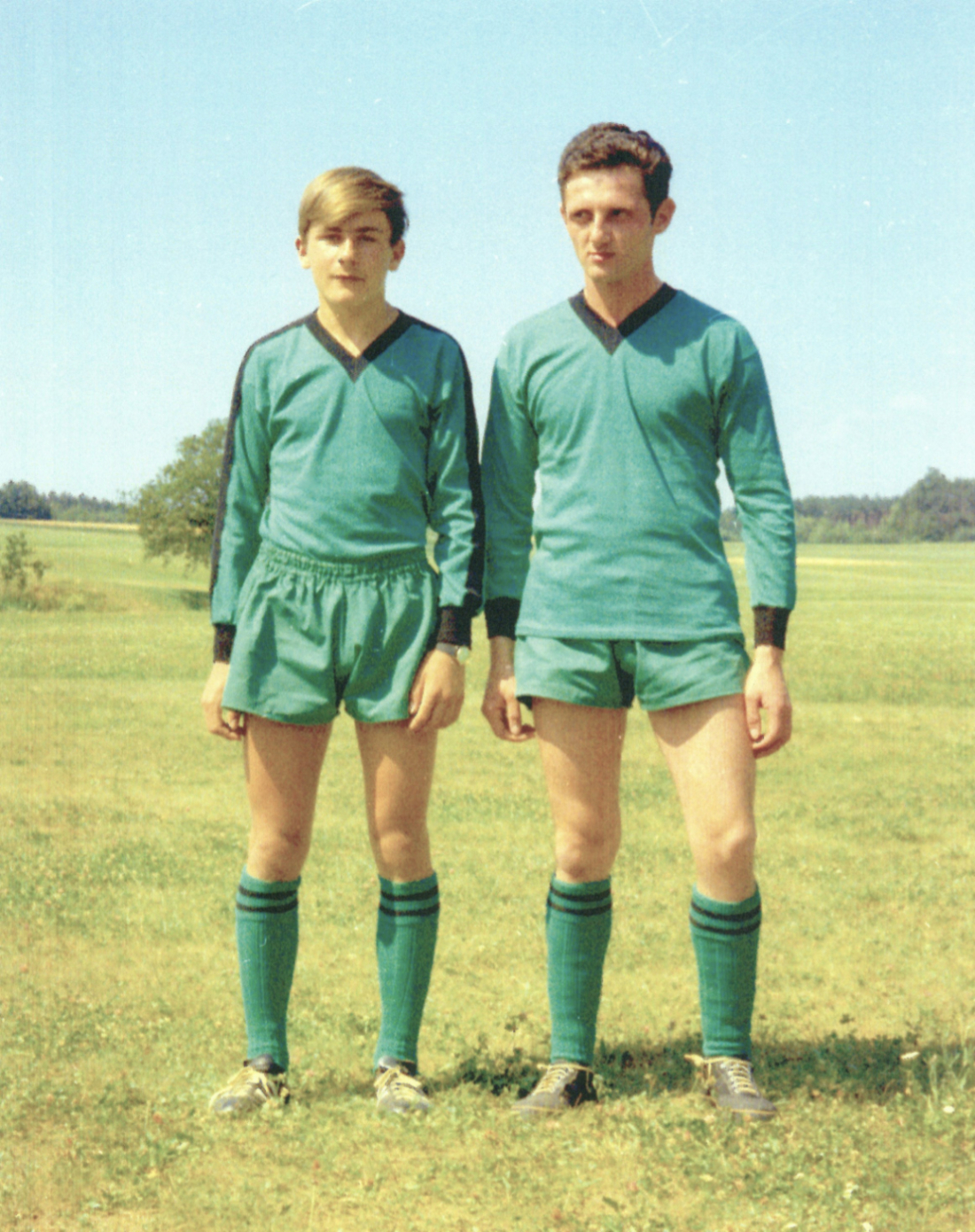 St. Martin: zwei "Fußballgrößen" - Ernst Röhrling und Fritz Guger