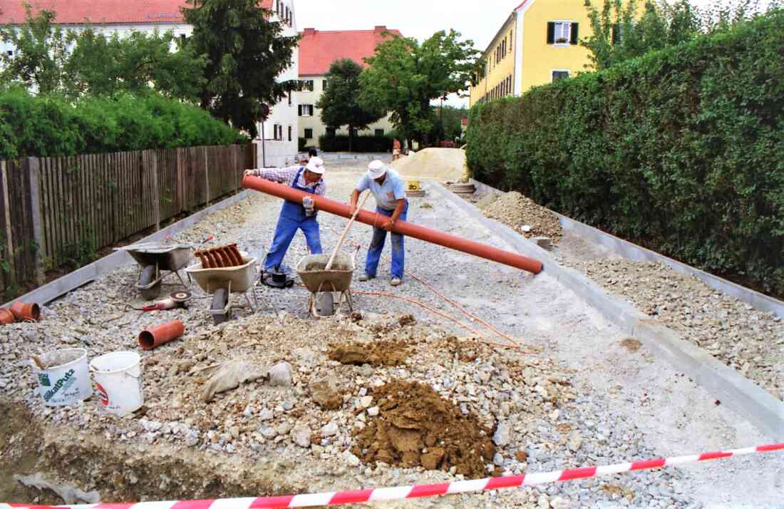 Neugestaltung der Straße in der Südtiroler-Siedlung