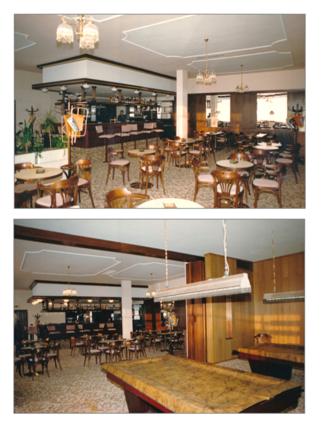 Das Billard-Cafe A. L. Gangoly (oberhalb des Gloria Tonkinos - Lisztgasse 10)
