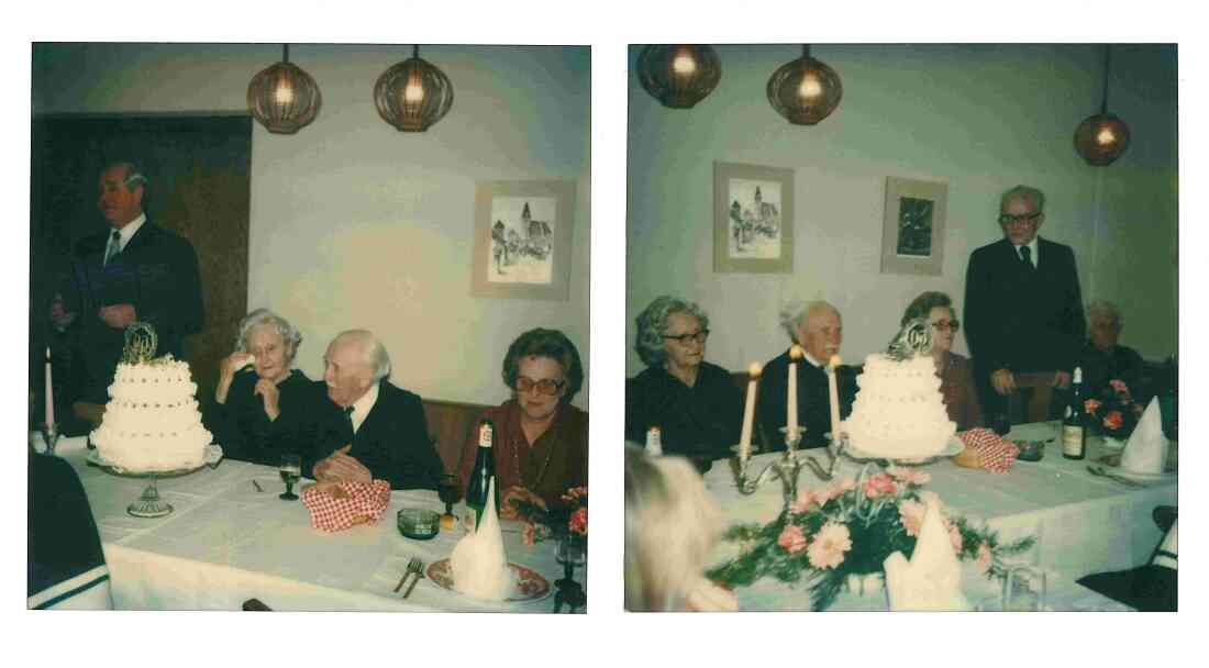 Es wird gefeiert: Diamantene Hochzeit Gisela (*1899/+1980) und Johann Neubauer (*1893/+1981) - Böhm/Böcskör
