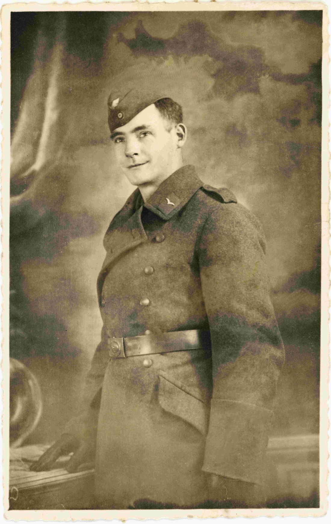 Franz Wagner (*1906/+1954) als Soldat der Deutschen Wehrmacht (Portrait)