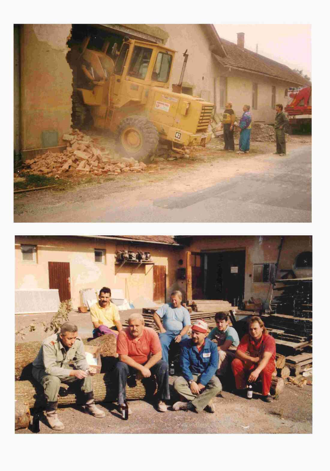 Abbruch des ehemaligen Schlachthofes durch die Feuerwehr - Feuerwehrstraße 1 (Gartner/Seper/Imre/Schützenhofer/Krutzler/Imre)