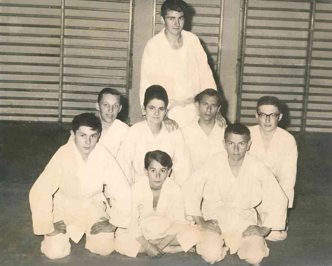 Gruppenbild Judoclub - Tölly/Schmidt/Fischer/Garber/Wagner/Imre/Kapai/Karner
