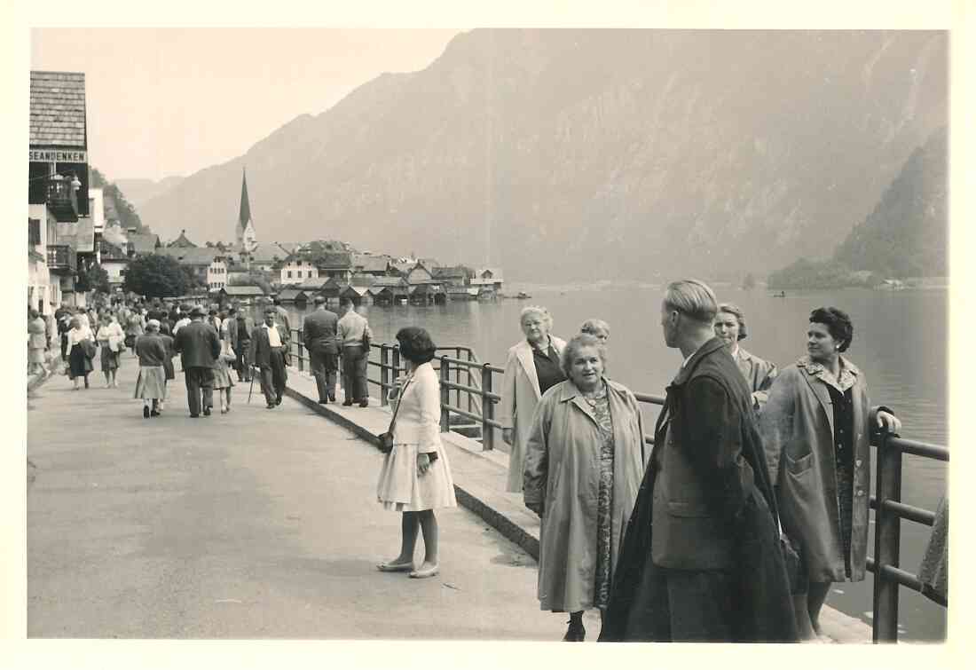 Ausflugsfahr: im Zuge einer Österreichrunfahrt in Hallstatt - Schober/Granich/Brunner/Graf/Volcic/Schranz