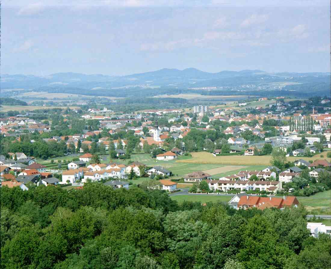 Gesamtansicht: Blick vom Vörösdomb gegen Norden