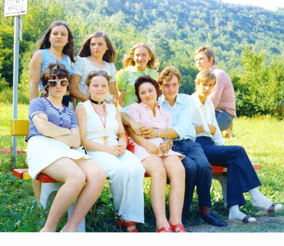 Gruppe St. Martiner Jugendlicher am Rechnitzer Stausee - Konrath/Pittner/Javorits/Klepits/Wukits/Guger/Ratz