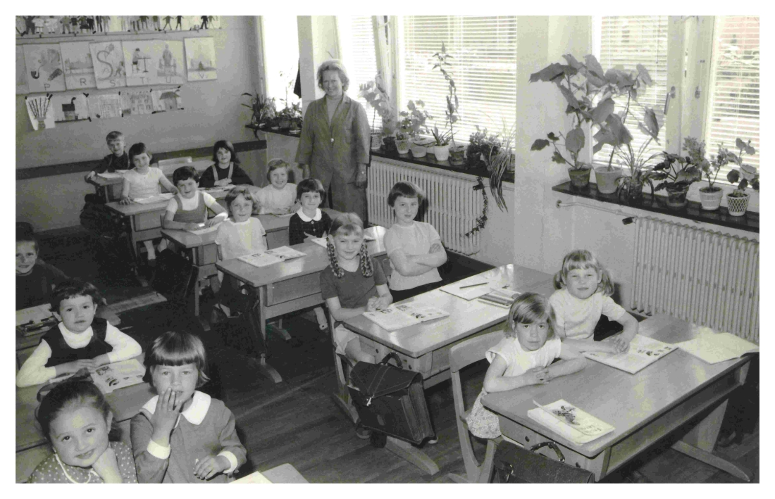 Volksschule: 1. Klasse 1965/66 - Posch
