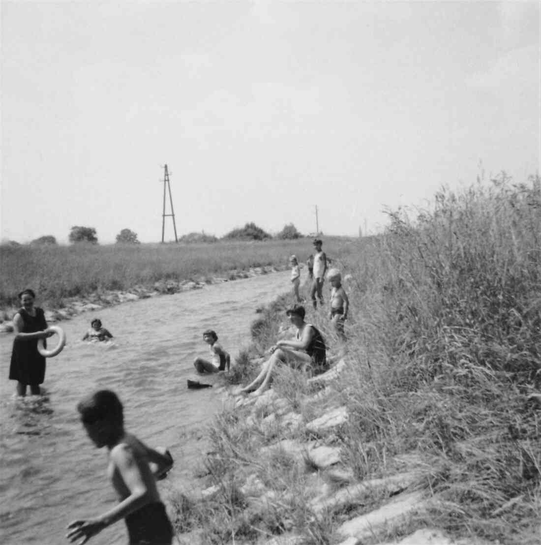 Badevergnügen am "Pinkastrand"