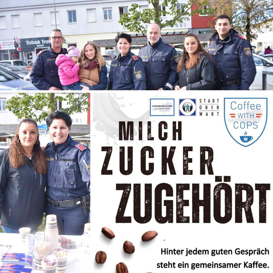Coffee with Cops - Gespräche mit der regionalen Polizei