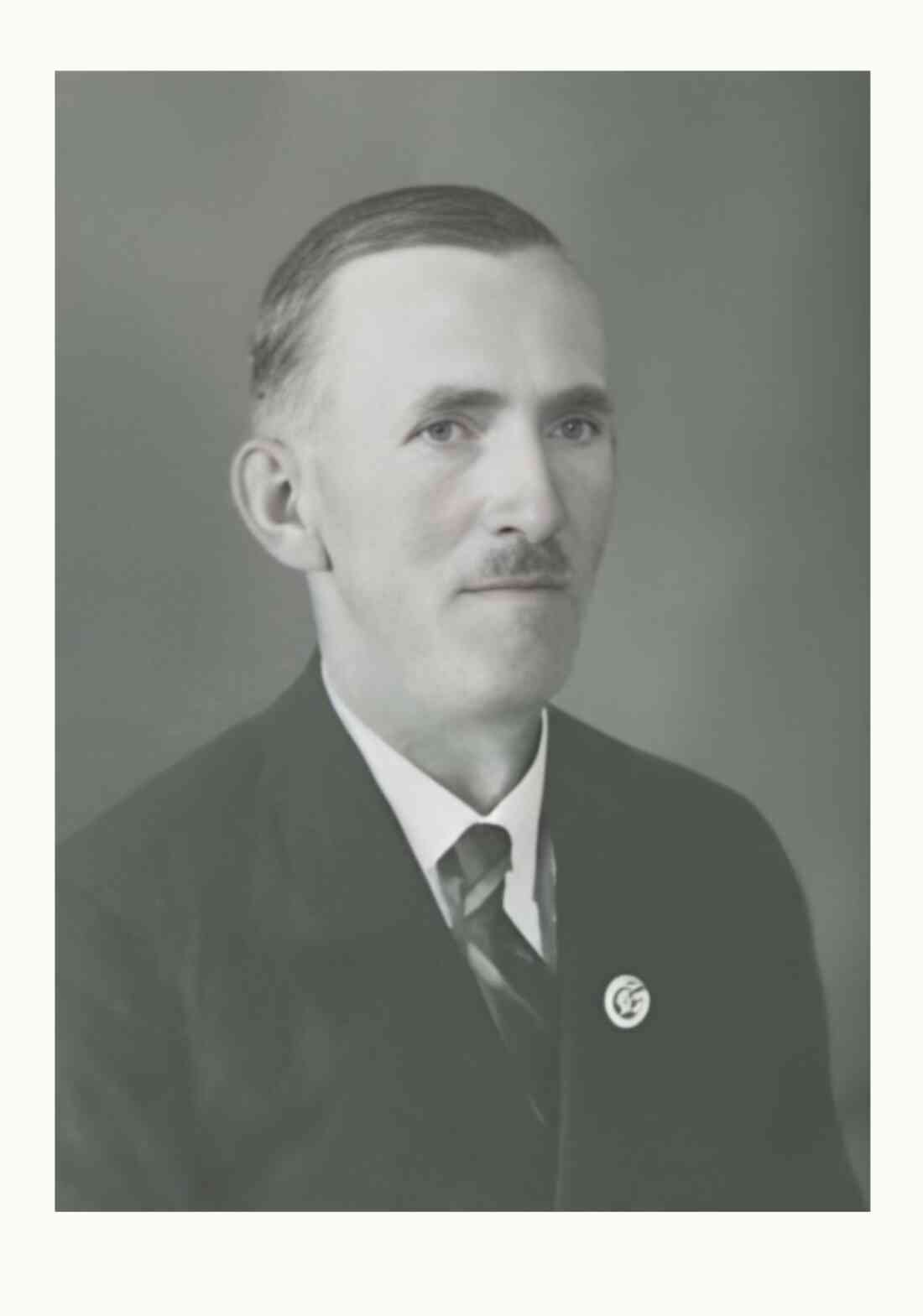 Portrait: Gärtnermeister Thomas Hanusch (*1889/+1963)