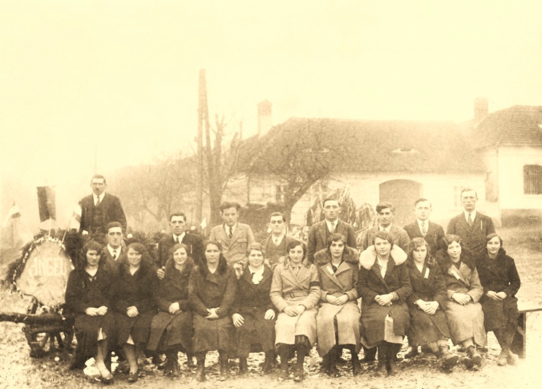 St. Martin: Blochziehen am 23. Feber 1936