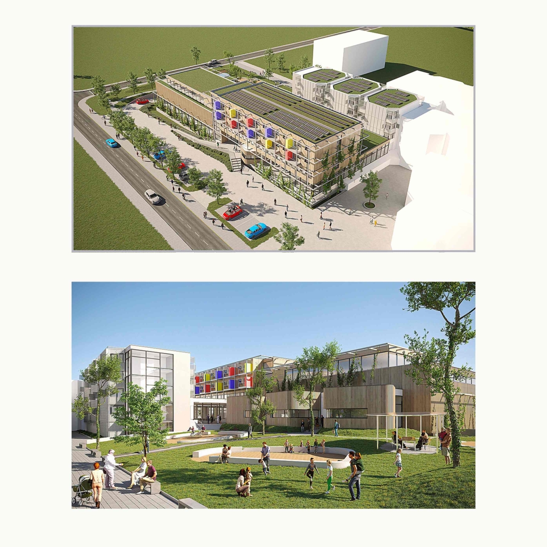 Haus der Volksgruppen (Schulgasse 33): Modellansichten