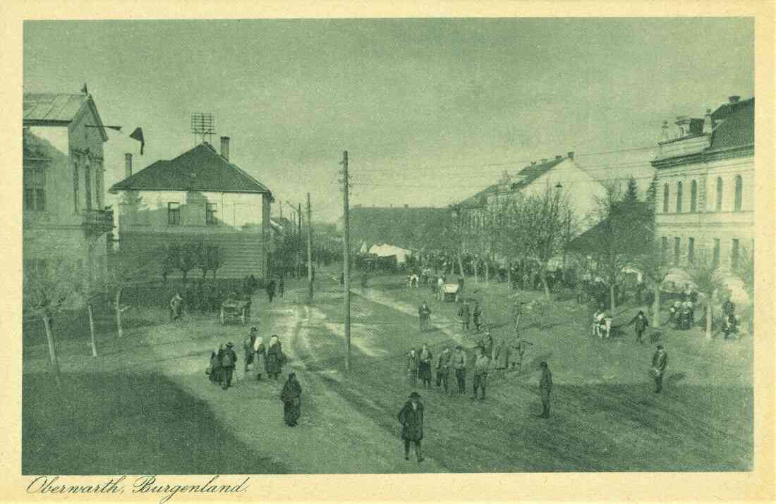 Hauptplatz Oberwart 1922
