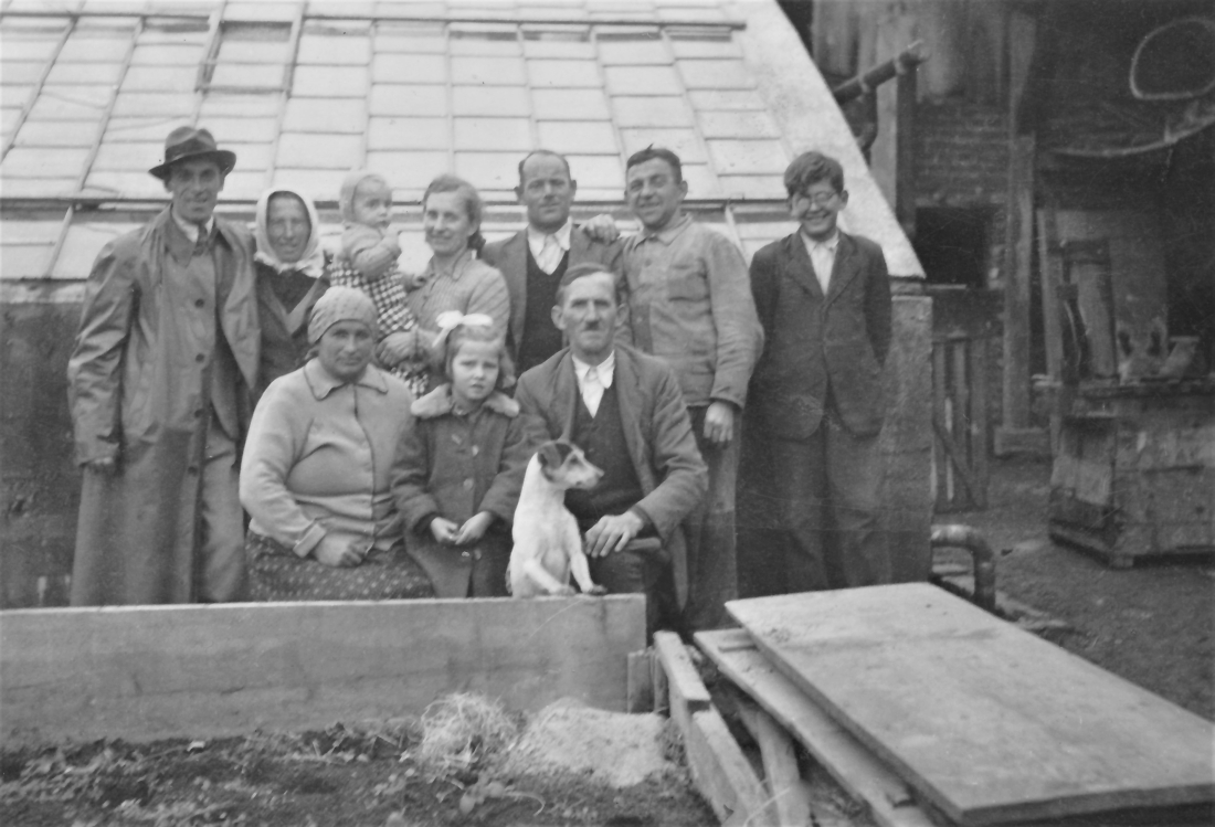 Gärtnerei Hanusch-Graf (Steinamangererstraße 36b): MitarbeiterInnen und Familie