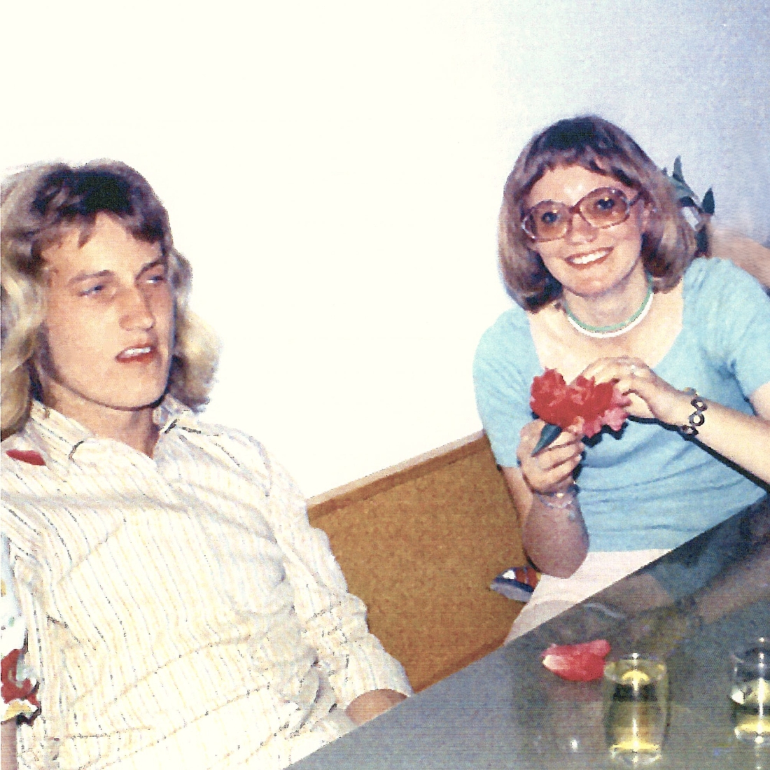 St. Martin: beim Heurigen am Eisenberg - Peter Bernhard und Helga Eberhardt