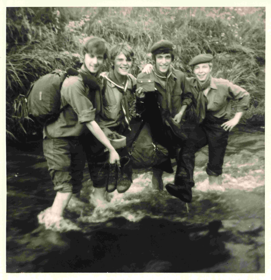 Pfadfinder: Pinkadurchquerung - "Überlebensmarsch" von Kirchschlag nach Oberwart - Kurz/Holler/Sieber/Traxler