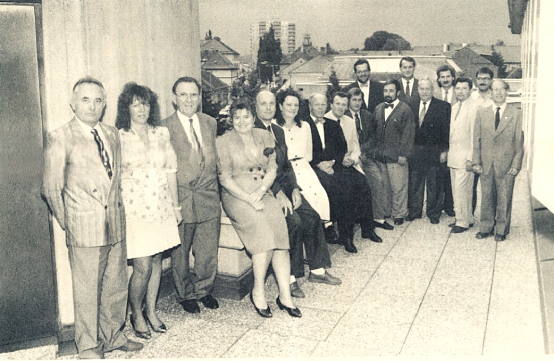 Die KandidatenInnen der ÖVP zur Gemeinderats - und Bürgermeisterwahl am 18. Oktober 1992 In Oberwart und St. Martin