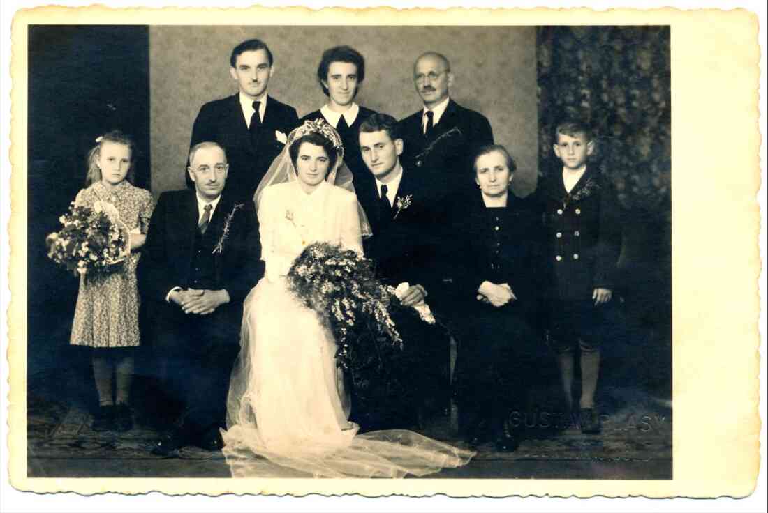 Hochzeit "Janos" Johann Gangoly (*1926/+1996) und Julia Hegedüs (*1922/+2011) - Sterngasse 3 //  Pall/Imre/Ruzsa