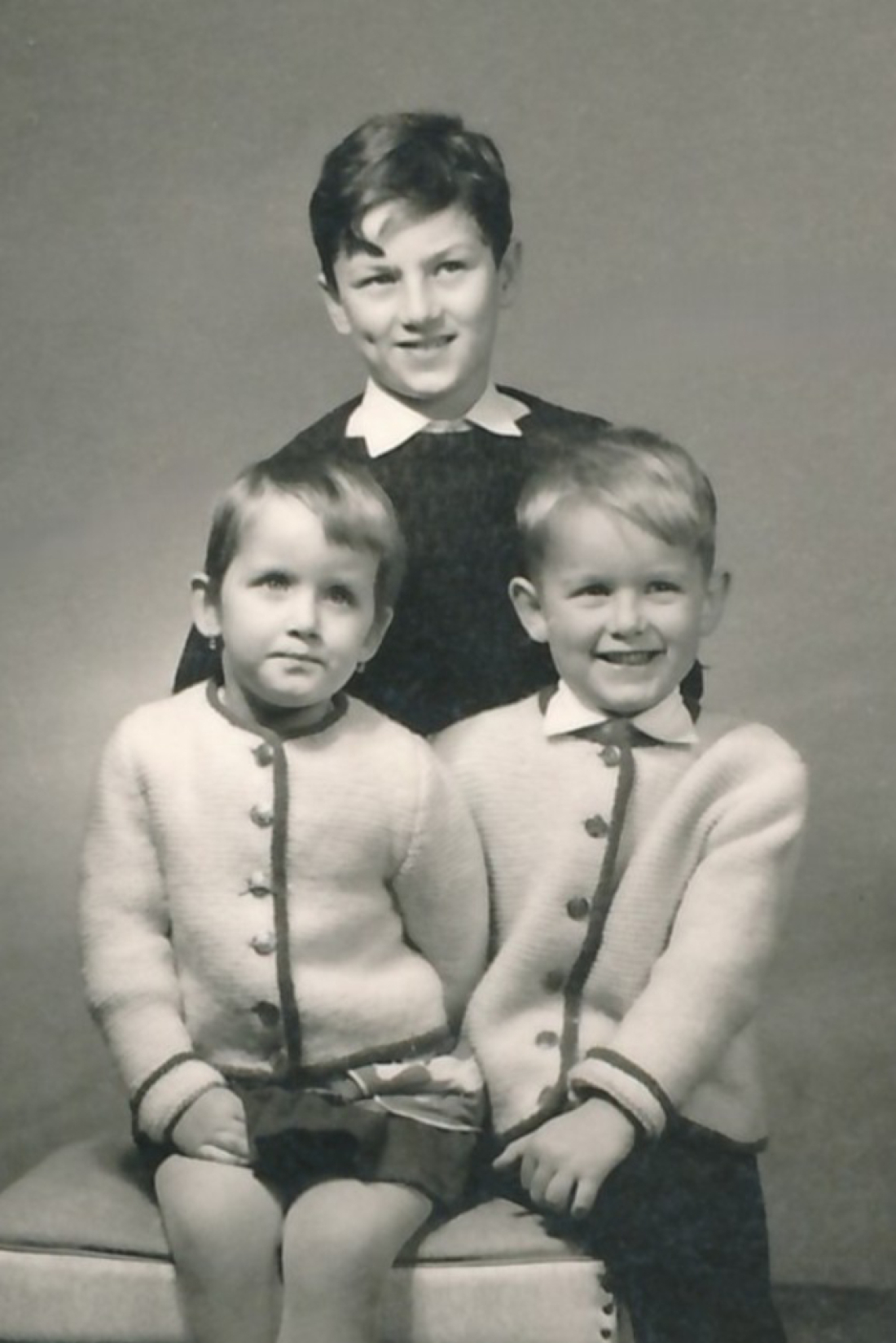 Die drei Geschwistger Isolde, Tillfried und Christian Schober