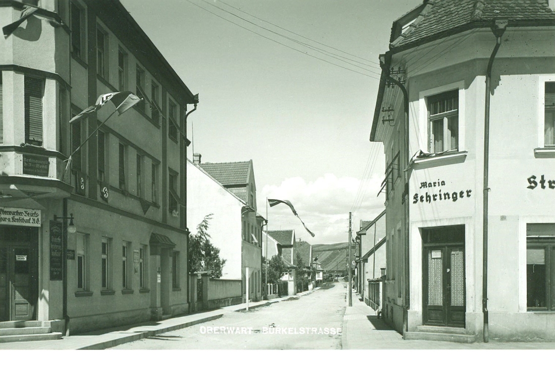 Ansichtskarte: Blick in die Bürckelgasse / Lisztgasse