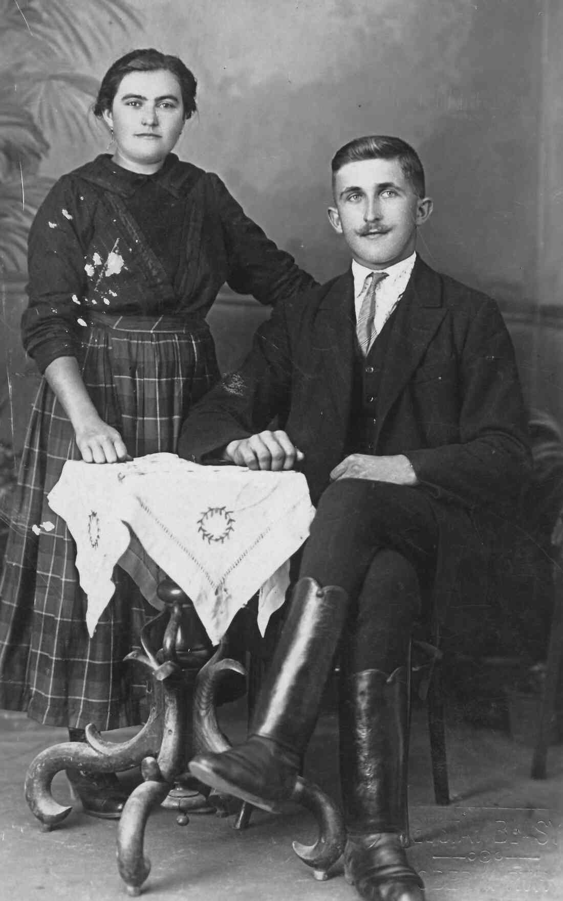 Ludwig Fülöp (*1907 / +1991) und Julianna Fülöp (geb. Böcskör, *1905 / +1971)  - Portrait