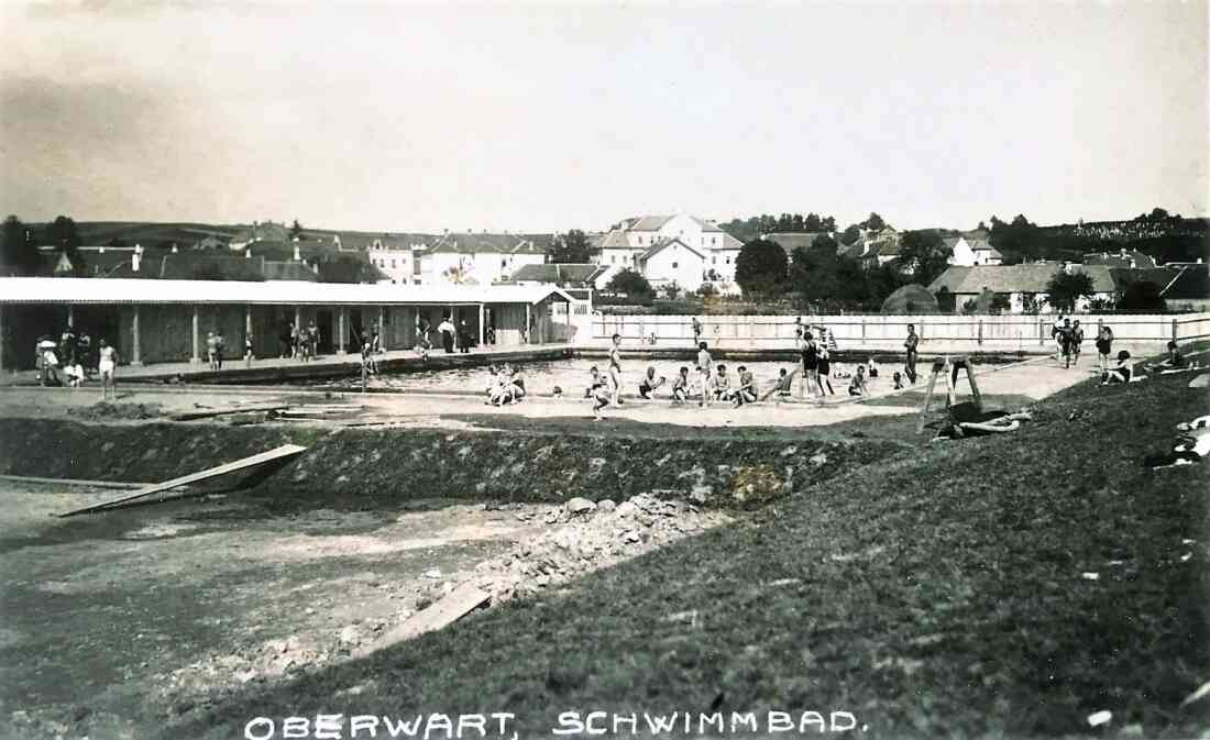 Das Freibad - damals noch "Schwimmbad" genannt