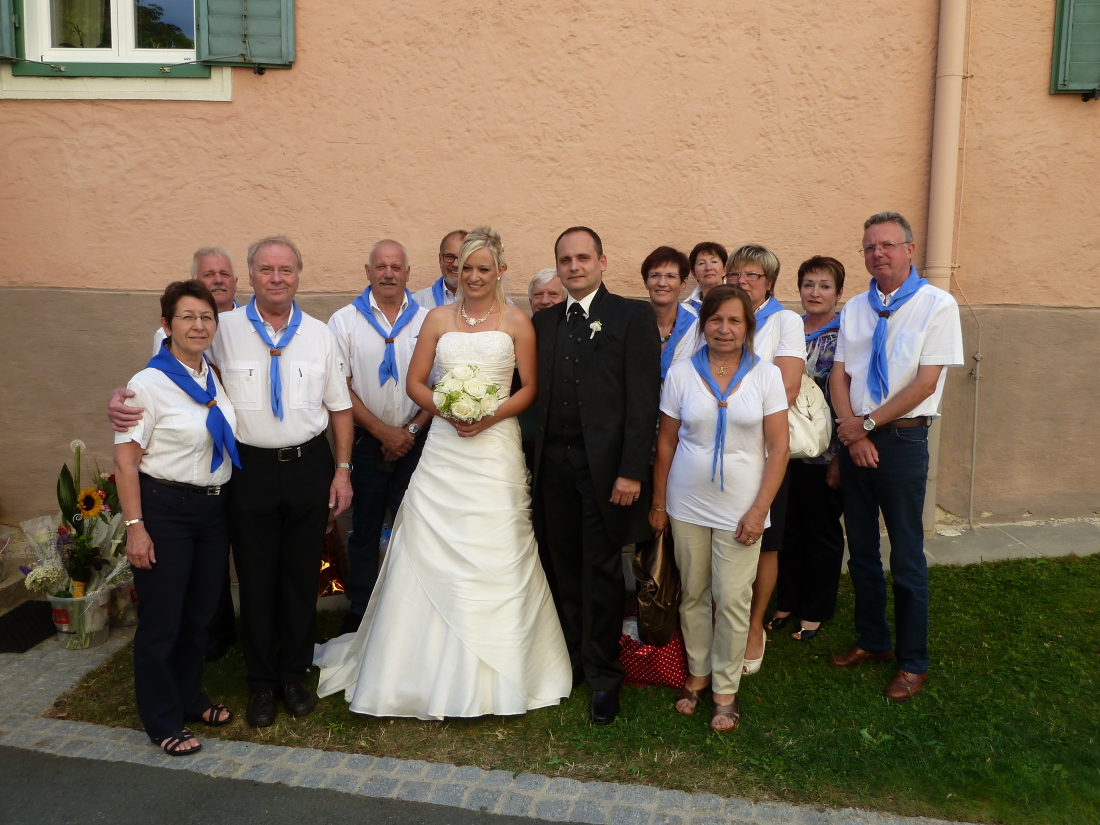 Pfadfindergilde Oberwart: Hochzeit von Sarah Gross und Mario Raba