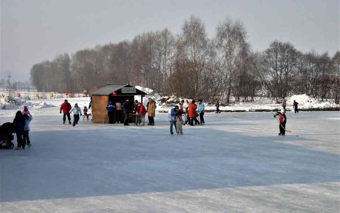 Eislaufen am Stieberteich