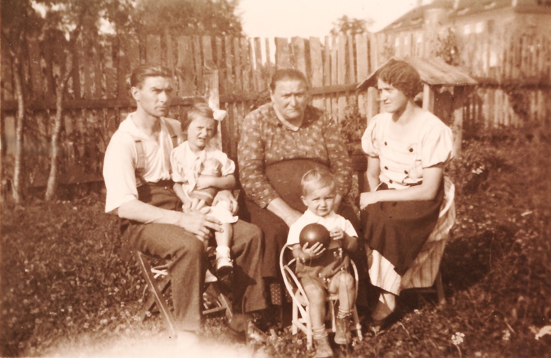 Erich Langer (*1934/+2010) mit Familie