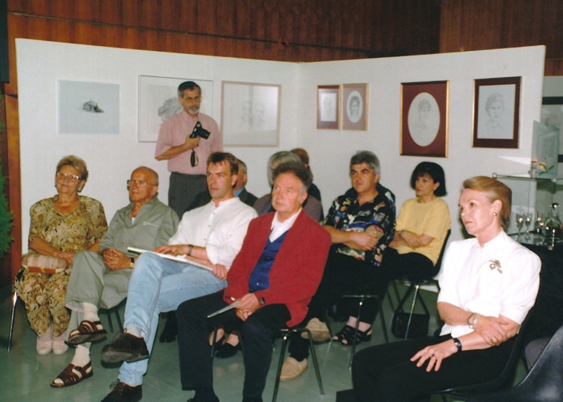 Vernissage Im Kontaktzentrum: Ausstellung Isolde Steszgal (*1939/+2023) am 5. Juni 1998 - Schober/Muth/Seifner/Ulrich