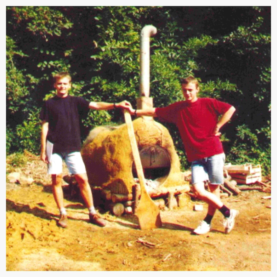 Pfadfinder: Mario Raba und Christian Gollner beim Landeslager „Pannonia 94“ in Rechnitz