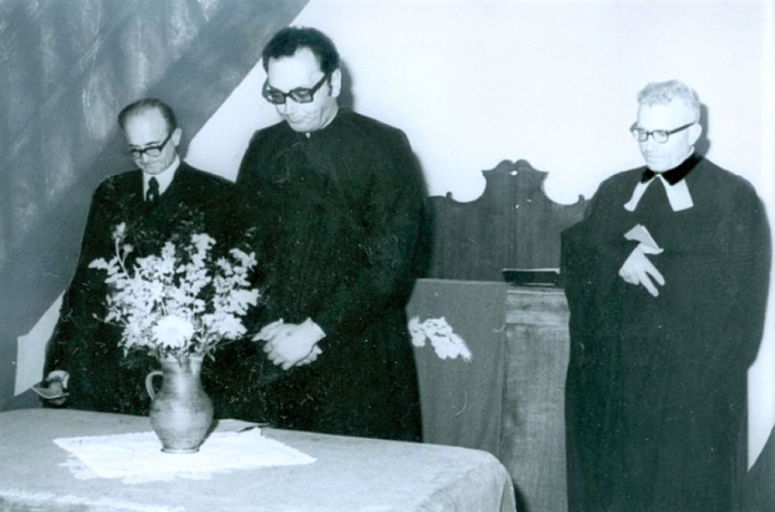 Ökumene: gemeinsamer Gottesdienst der drei Stadtpfarrer - Gyenge/Triber/Böhm