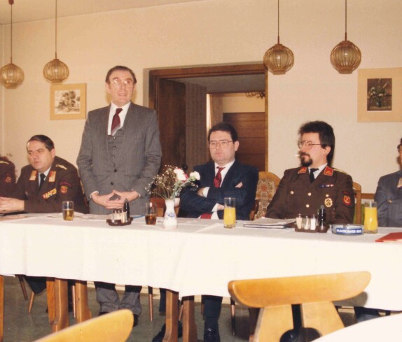 Feuerwehr: Jahreshauptdienstbesprechung 1988