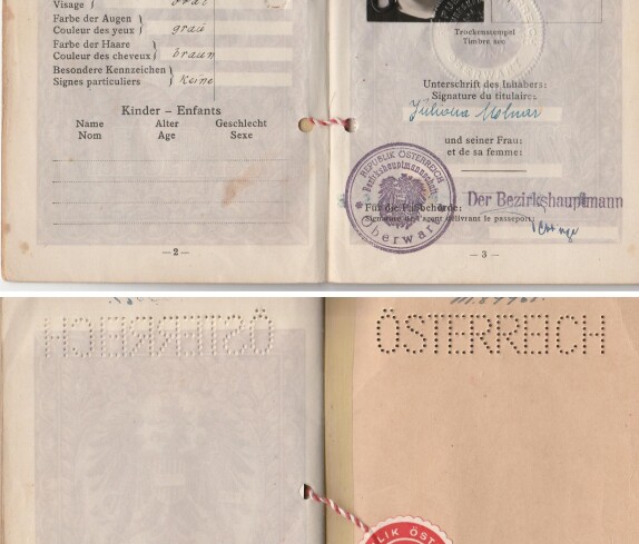 Reisepass der Juliana Molnar