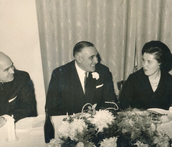 50. Geburtstag von Dr. Ladislaus Fuith (Rechtsanwalt, *1914/+1969) im Gasthof Seper (Hauptplatz 2)