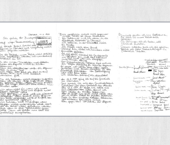 Roma: Brief junger Romnja und Rom an Bundespräsident Waldheim im Jahr 1987