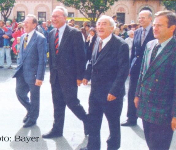 Gautschfeier: einige der Ehrengäste