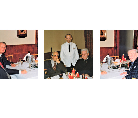 Herrenrunde im Gasthof Seper