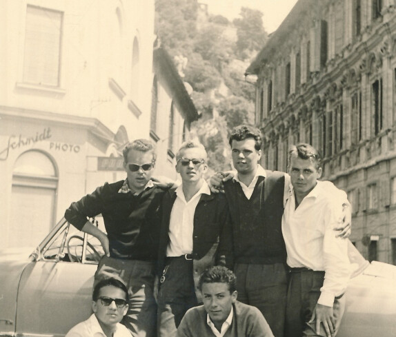 Oberwarter Gruppe junger Männer in Graz - Puttner/Hadek/Benkö