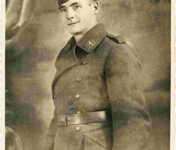 Franz Wagner (*1906/+1954) als Soldat der Deutschen Wehrmacht (Portrait)