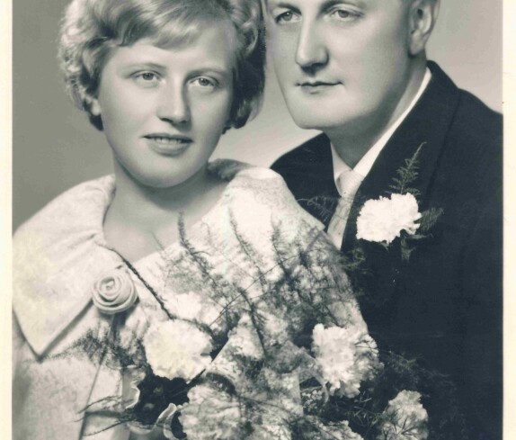 Das Hochzeitspaar Herta Schober (*1936/+2007) und Dr. Alfred Pahr (*1924/+2005)