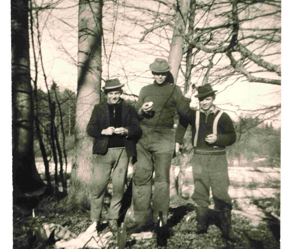 Männerrunde 1963: Julius Jezerniczky,  Ludwig Pal, Ludwig Seper