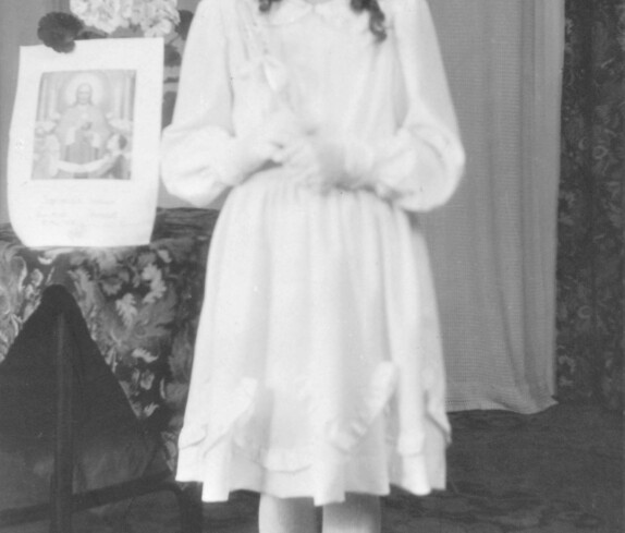 Erstkommunion Gertrude Schermann (verh. Steflitsch)