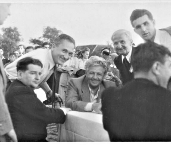 Rathausweihe: Am Tag der Rathausweihe weilte auch der bekannte Schauspieler Paul Hörbiger als Ehrengast in Oberwart