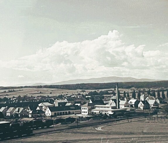 Blick vom Schuldenberg über den nordwestlichen Teil der Stadt gegen Westen