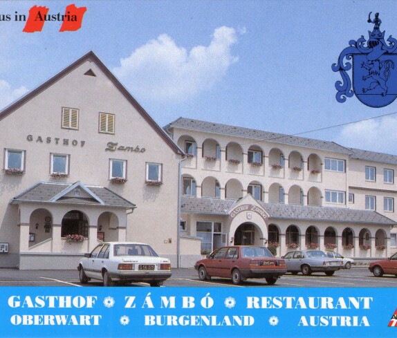 Ansichtskarte: Gasthof Zambo (Grazerstraße 71) - mit Arkaden